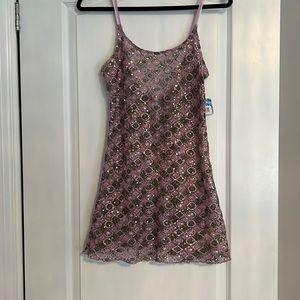 Brand new with tags free people sequin lavender slip dress in size small
